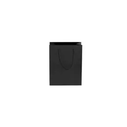 230gsm Matte Gift Bag - 14cm Black Front
